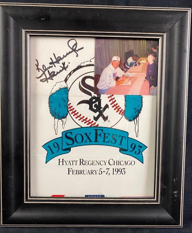 Autographed Ken "Hawk" Harrelson SoxFest Poster (1 of 5)