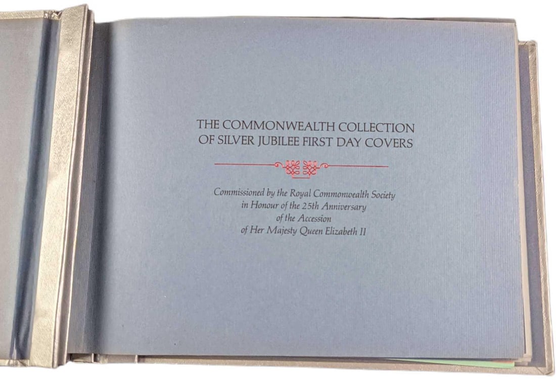 The Royal 25th Anniversary Commonwealth Collection Of Silver Jubilee First Day Stamp Covers With (1 of 9)