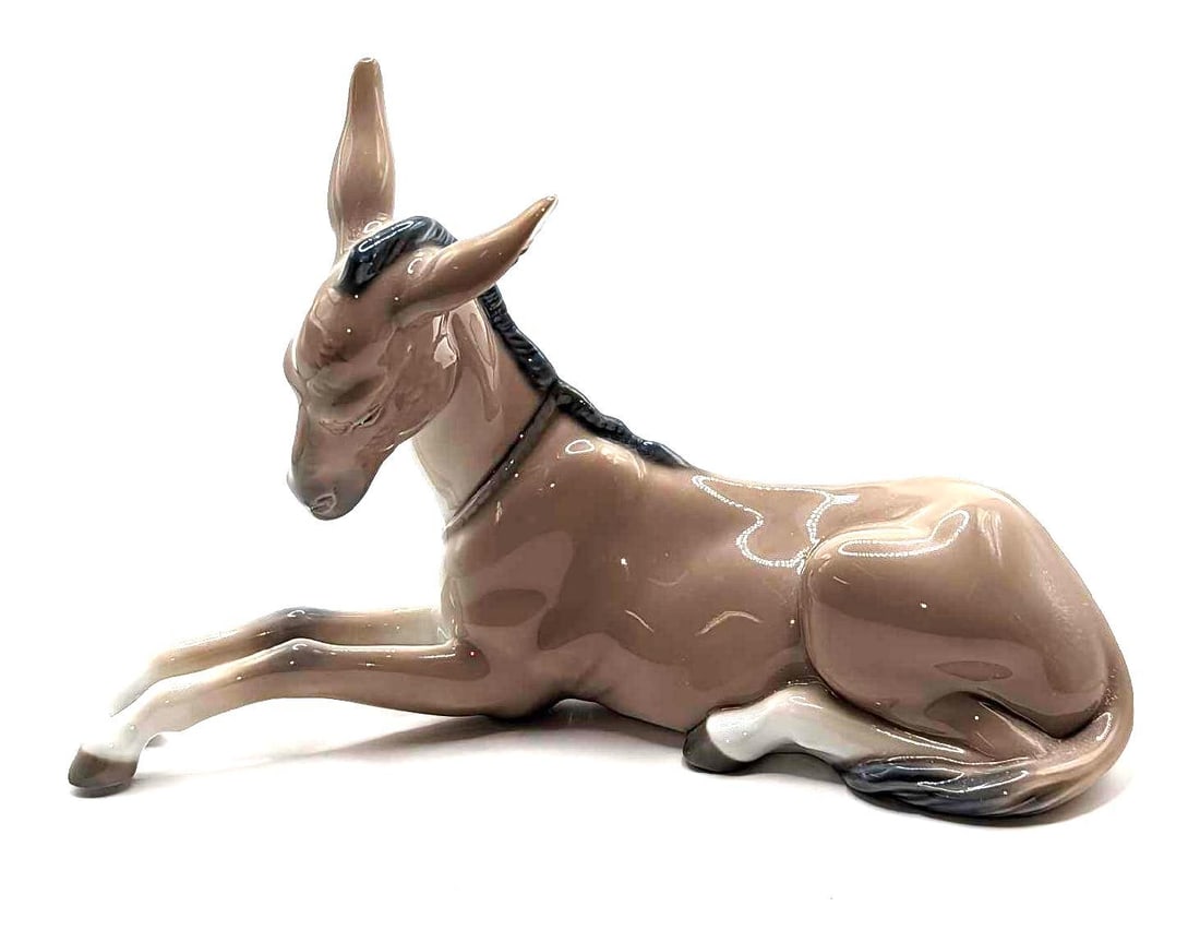 Retired Lladro Donkey Animal Figurine (1 of 6)