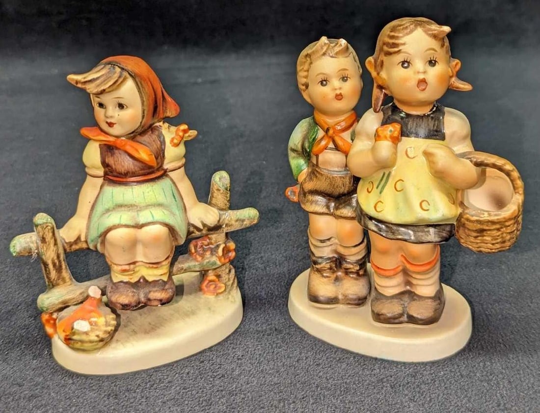 TMK-3 Just Resting & To Market Hummel Figurines (1 of 9)
