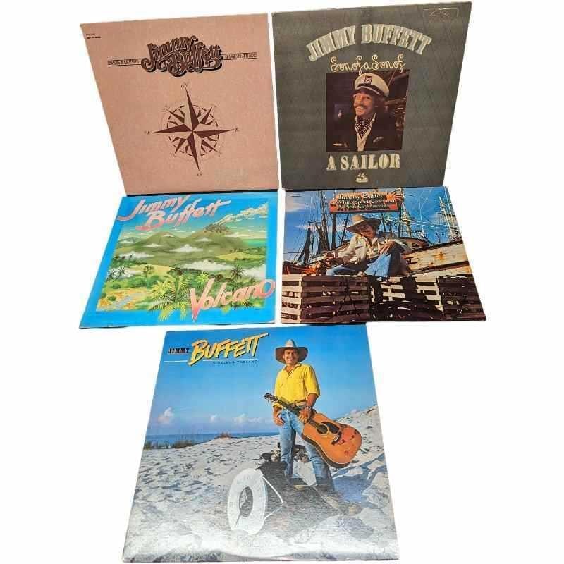 5 Vintage Jimmy Buffett LPs (1 of 12)
