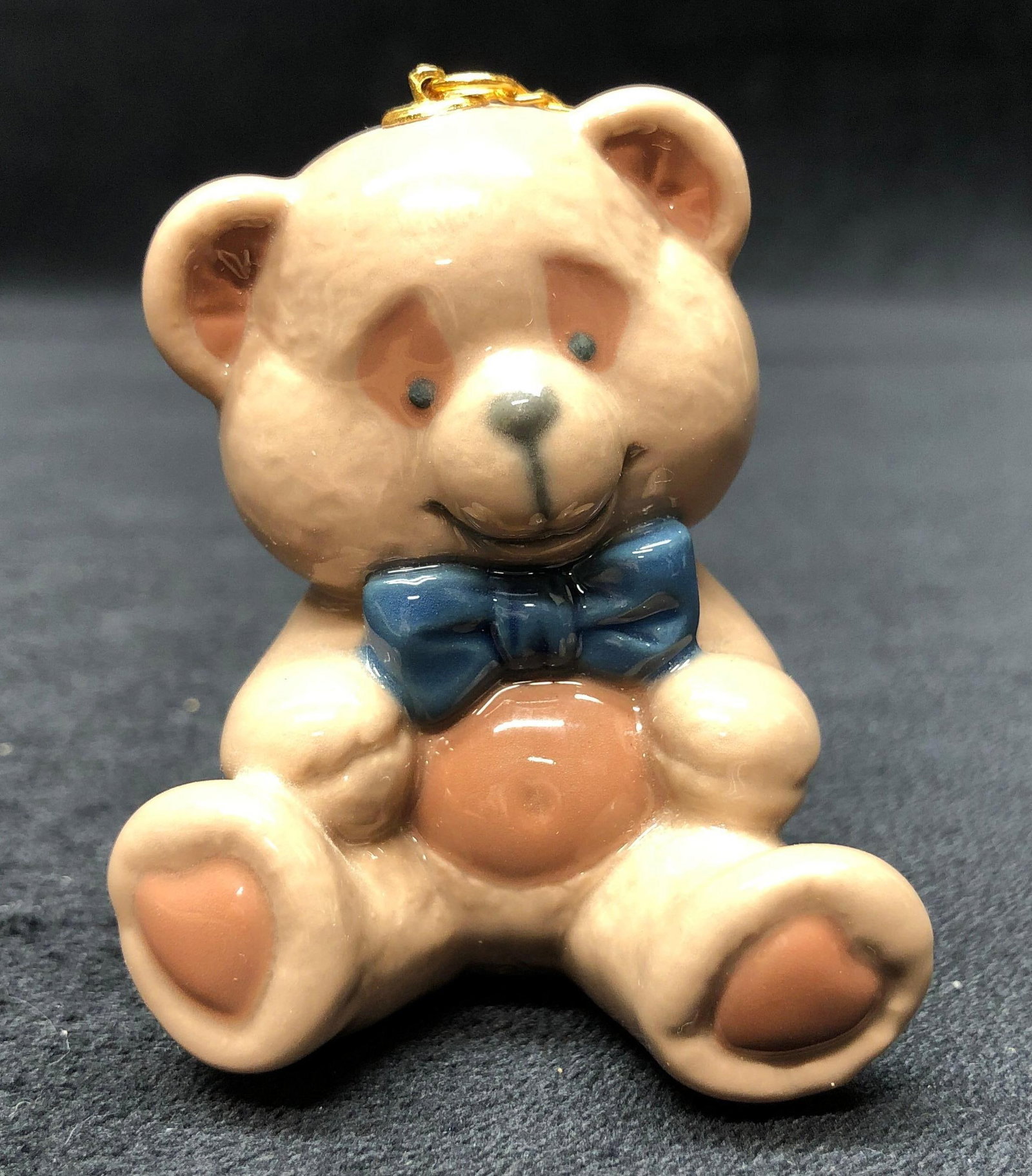 1996 Lladro 6344 Teddy Bear Holiday Ornament: This lot contains a 1996 LladrÃ³ 6344 Teddy Bear Holiday Ornament. Retired in 1998. Handmade in Spain. It is approx 2" x 2-1/2" x 1-1/2" and it weighs about 0.1lbs. Overall the LladrÃ³