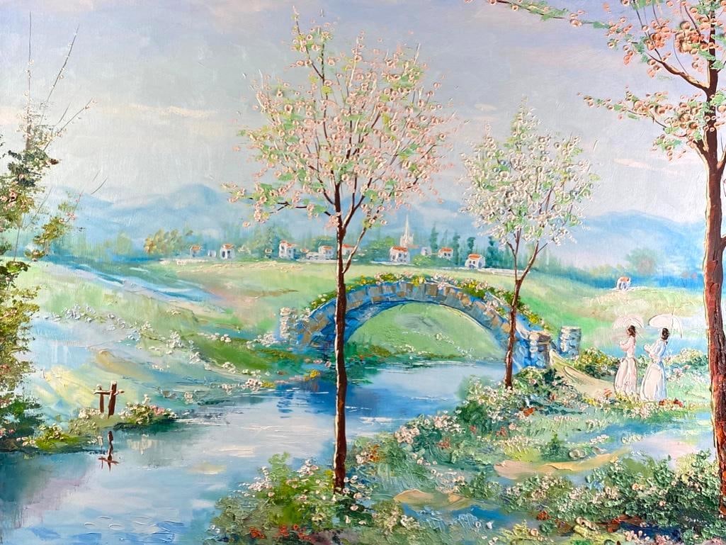 Eugene Laforet Spring Scene Oil Painting JB (1 of 7)