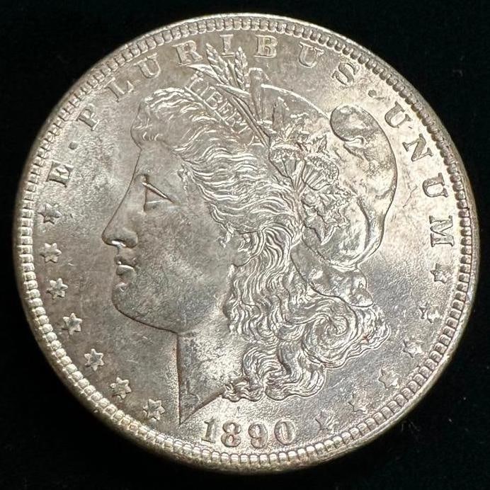 1890 P Morgan Silver Dollar (1 of 2)
