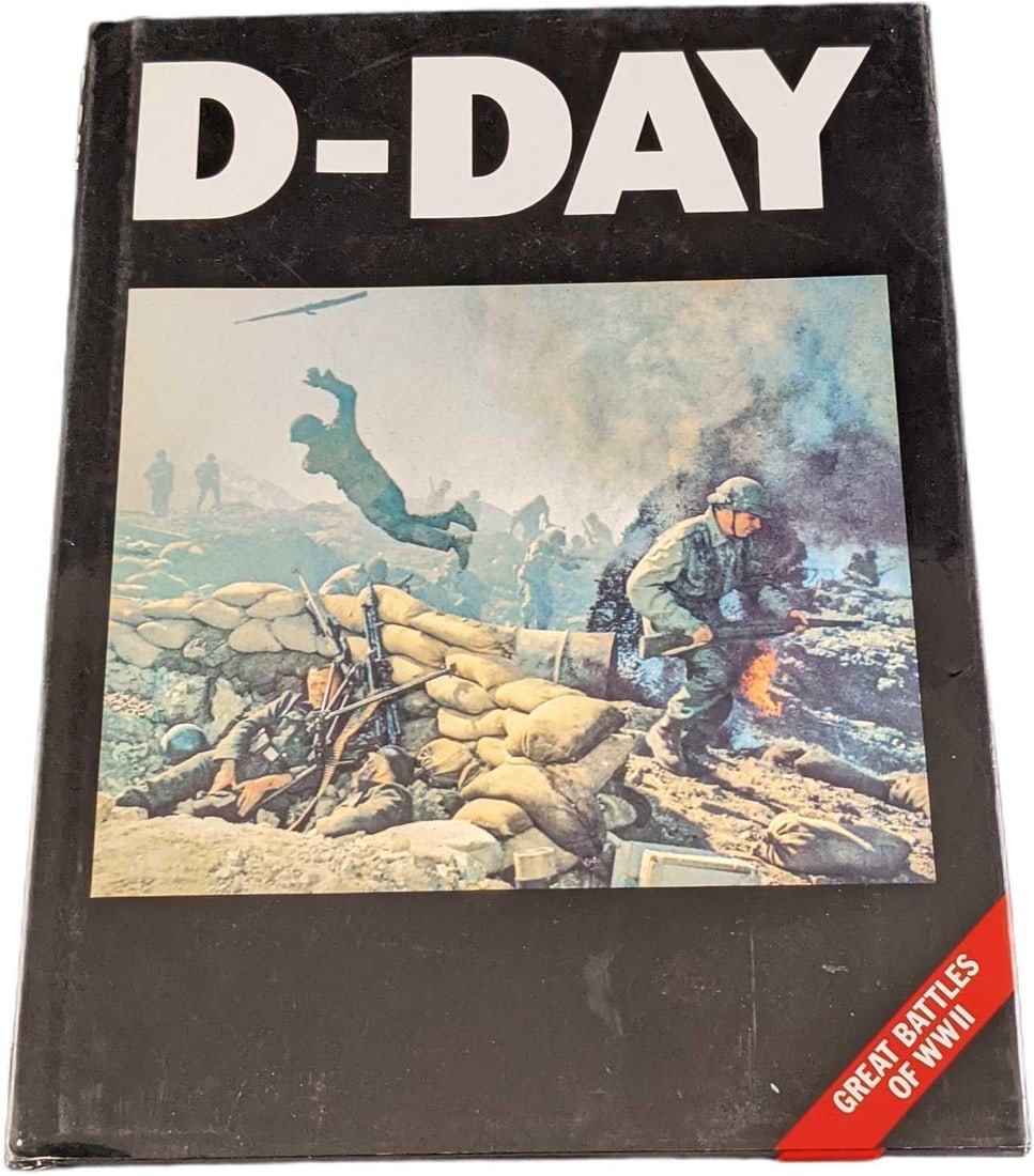 D-Day Great Battles Of WWII Hardcover Peter Young: "D-Day Great Battles Of WWII" By Brigadier Peter Young. This was published by Chartwell Books (New Jersey) in 1990. The book is approx 9 1/2" x 3/8" x 12 1/4" and it weighs 1.48lb.