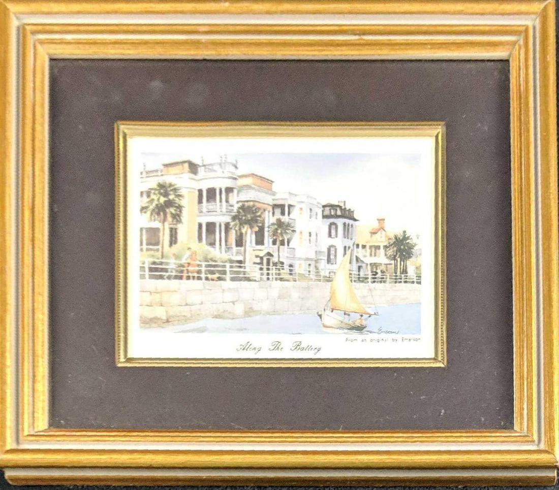 Along The Battery Framed Print By Edward Emerson (1 of 5)