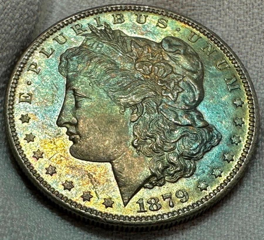 1879 O Morgan Silver Dollar Toned Uncirculated (1 of 3)