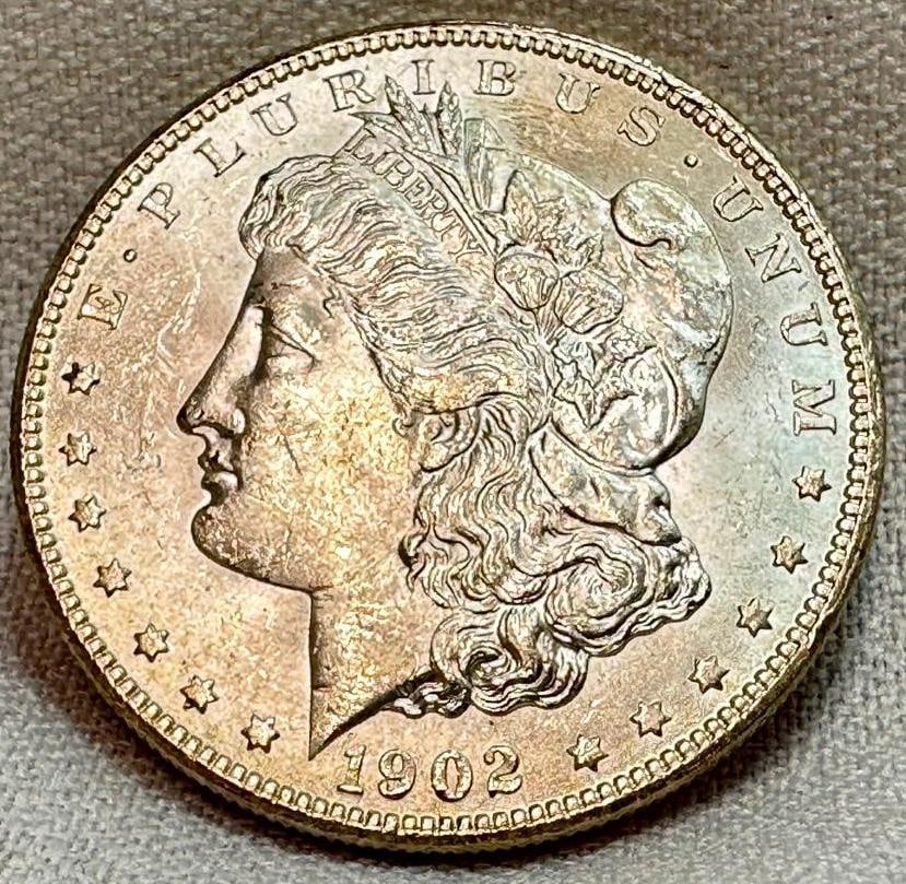 1902 O Morgan Silver Dollar Uncirculated (1 of 2)