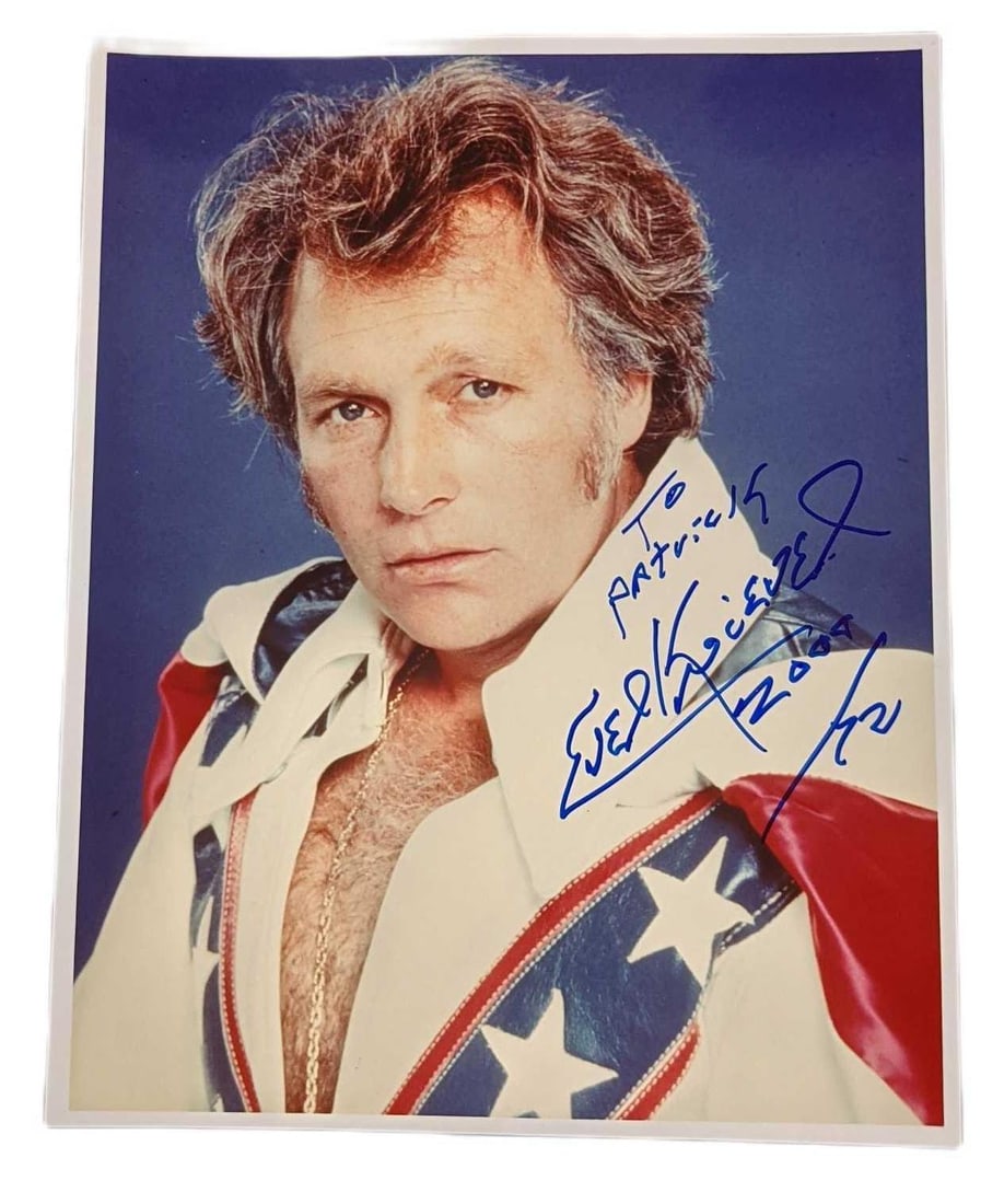 Autographed Signed Photograph Evel Knievel (1 of 3)