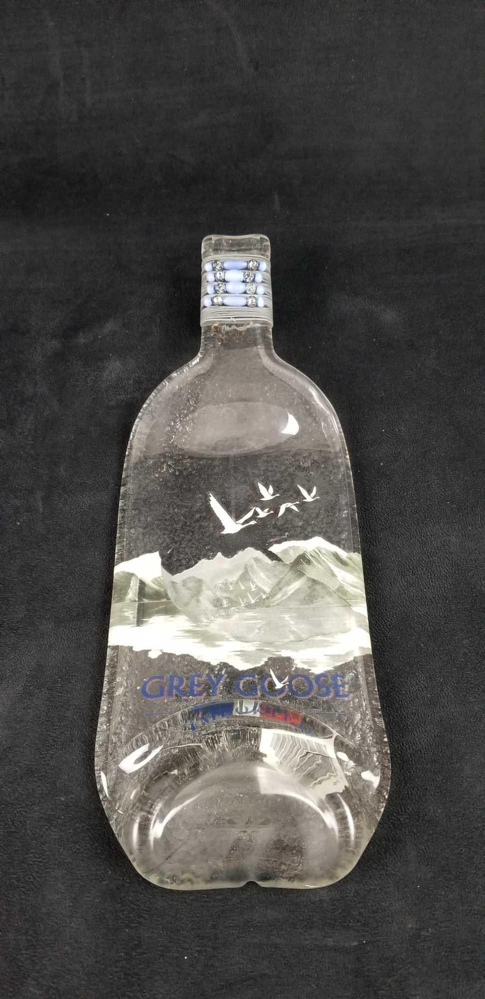 Grey Goose Vodka Flattened Bottle (1 of 4)