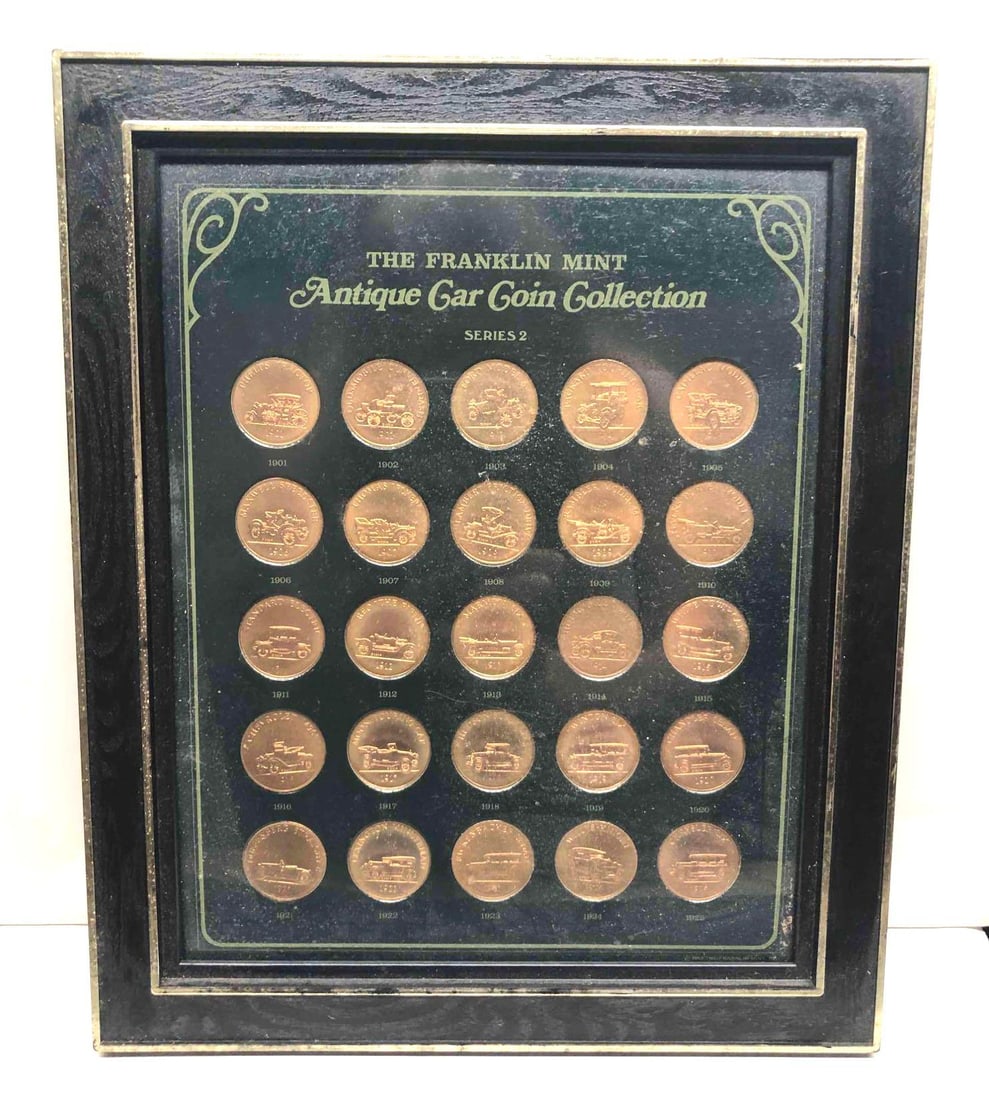 The Franklin Mint Antique Car Coin Collection Series 2 (1 of 6)