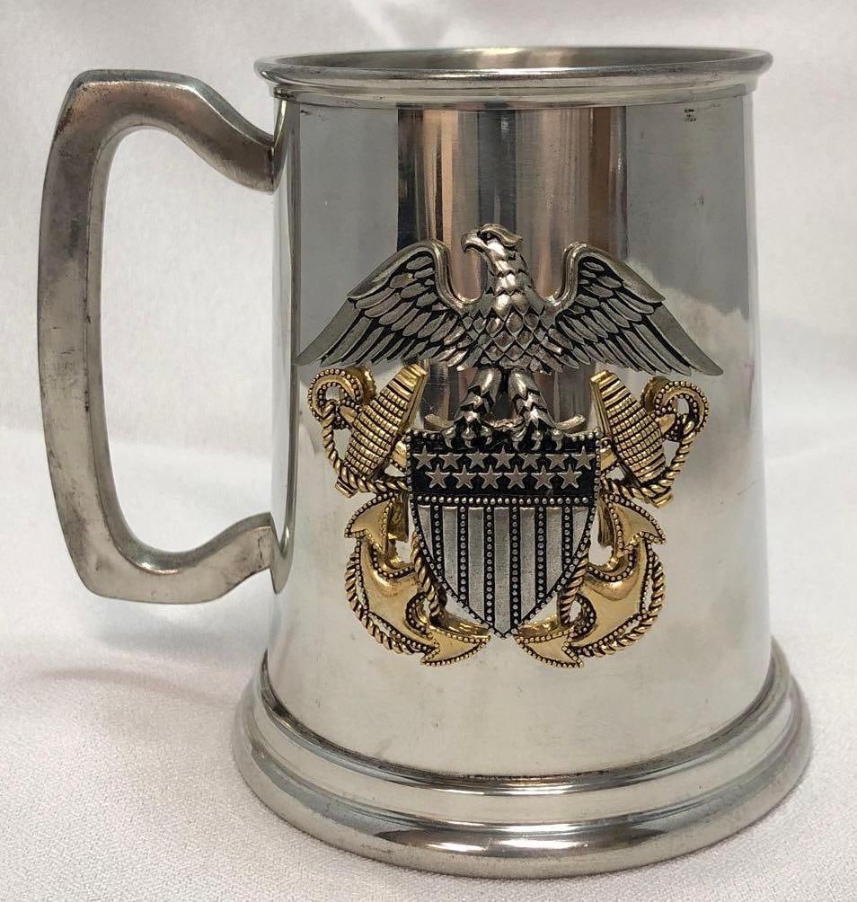 English Petwer Tankard - United States Navy (1 of 7)