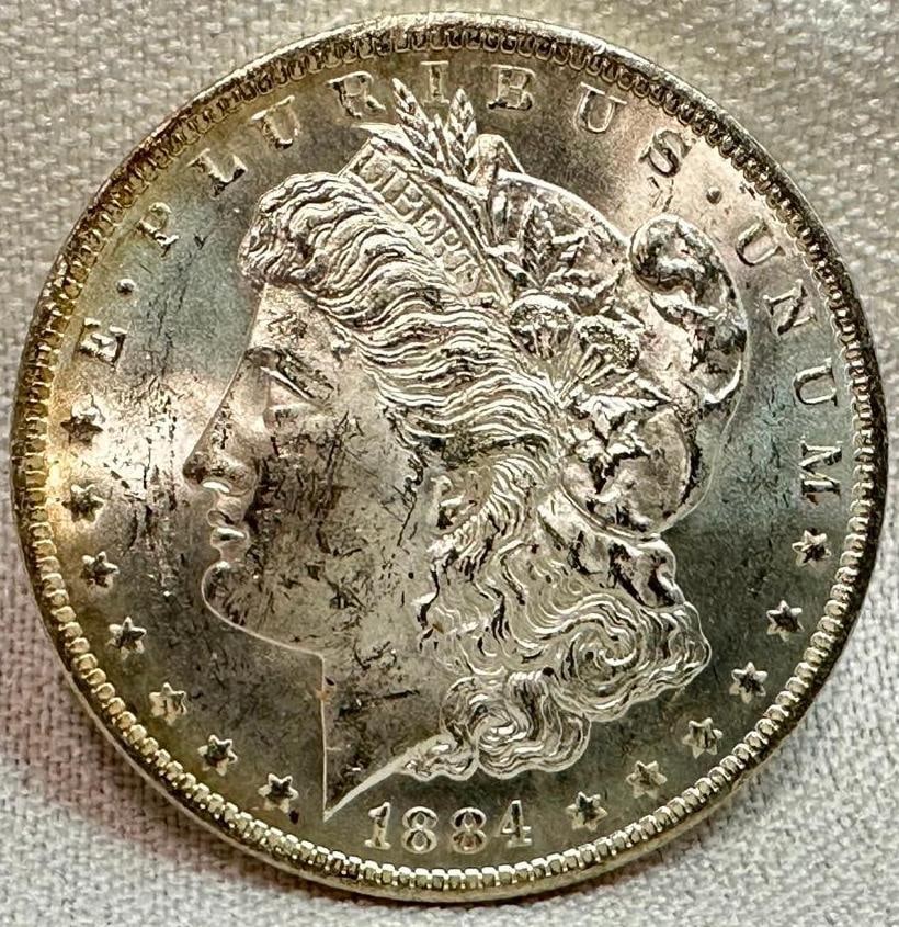 1884 O Morgan Silver Dollar Uncirculated (1 of 2)