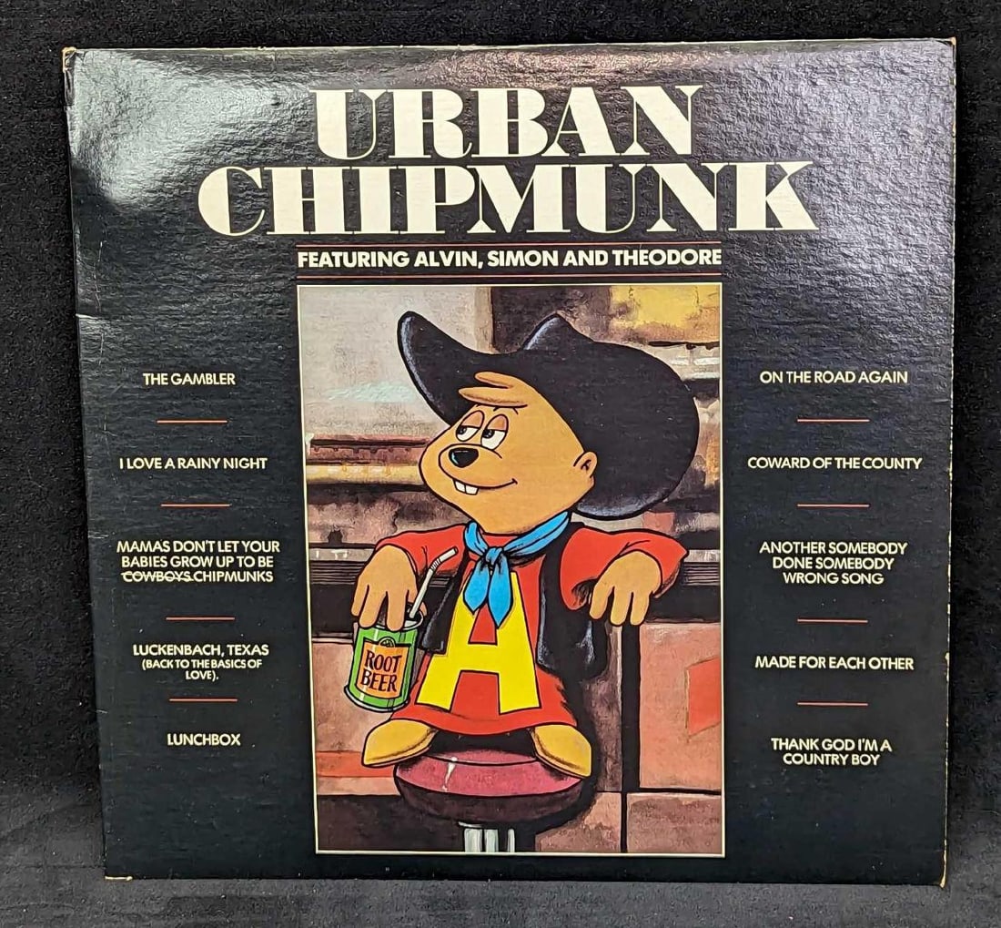 Alvin & The Chipmunks Urban Chipmunk Lp With Poster Auction