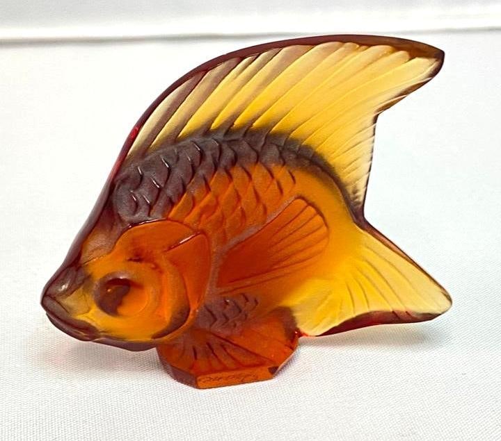 Lalique Fish Sculpture (1 of 4)