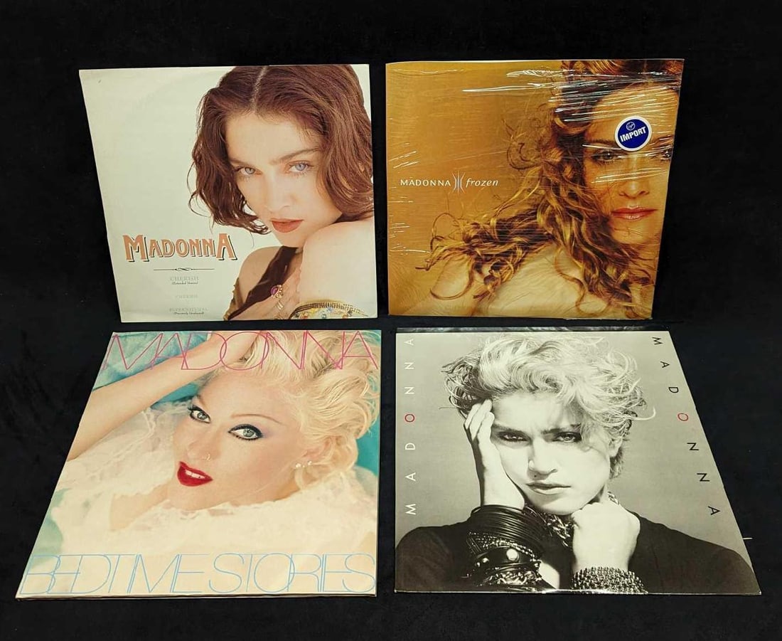 4 Madonna Cherish Bedtime Stories Self Titled Frozen LPs (1 of 10)