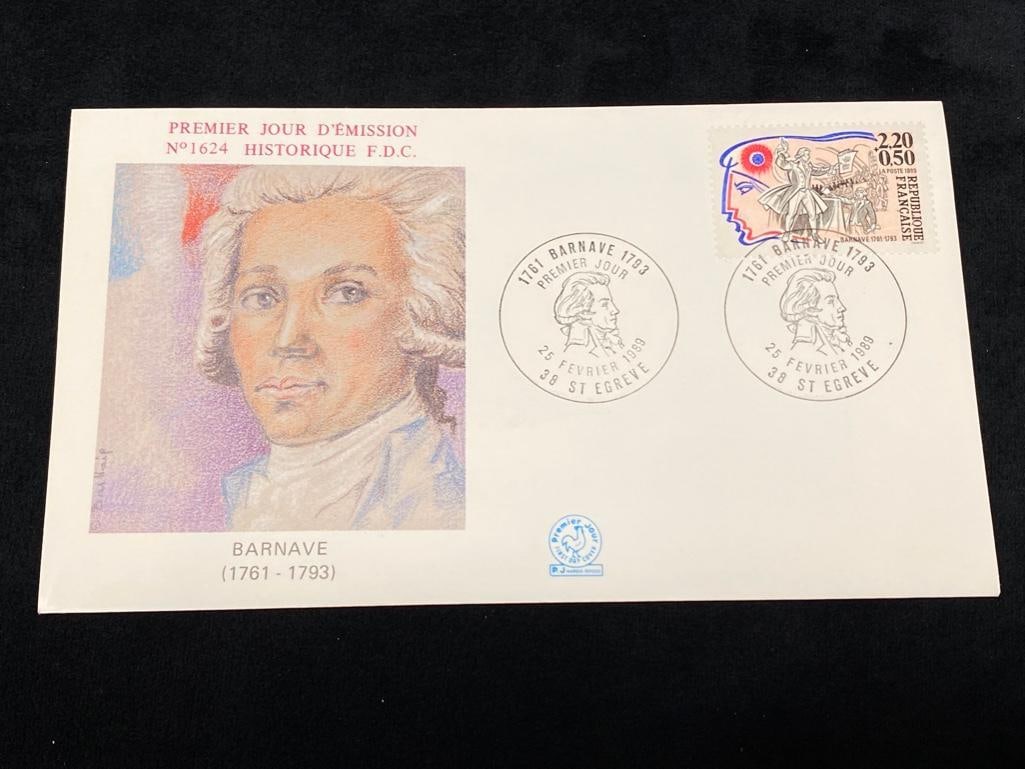 1989 French Revolution First Day Covers- Barnave (1 of 3)