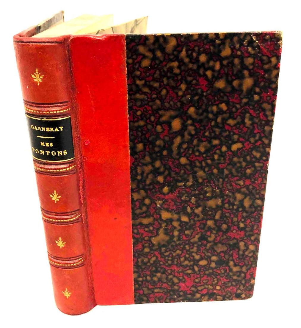 Mes Pontons Neuf AnnÃ©es De CaptivitÃ© By Louis Garneray Published in 1886: This lot contains Mes Pontons Neuf AnnÃ©es De CaptivitÃ© By Louis Garneray Published in 1886. The book is approx 6 1/2" x 4 1/4" and weighs about 0.6lbs. Overall the book is in good used c