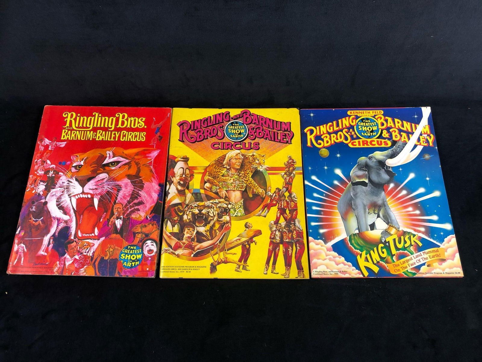 Vintage Ringling Brothers Barnum & Bailey Circus 1995 - 1996- 1986 Programs (1 of 8)