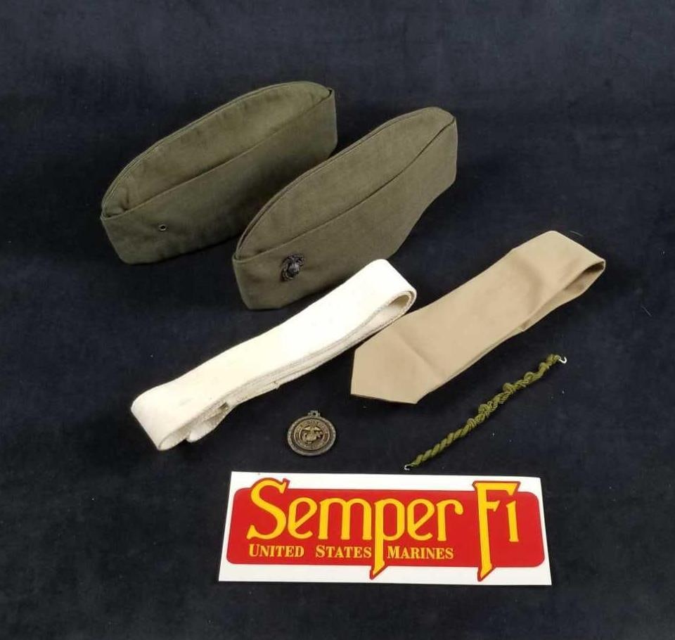 WW2 Military Marine Garrison Cap Belt Medallion (1 of 4)