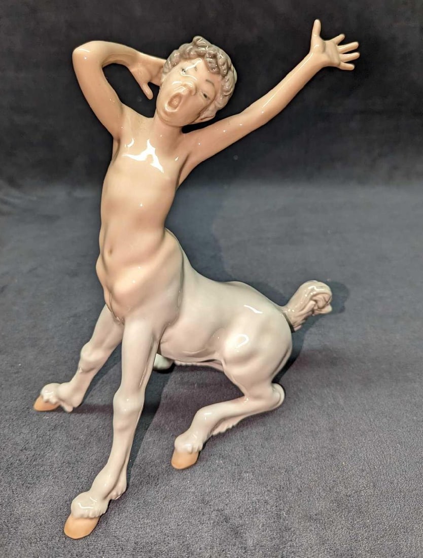 Retired Lladro Yawning Centaur Boy Figurine (1 of 6)