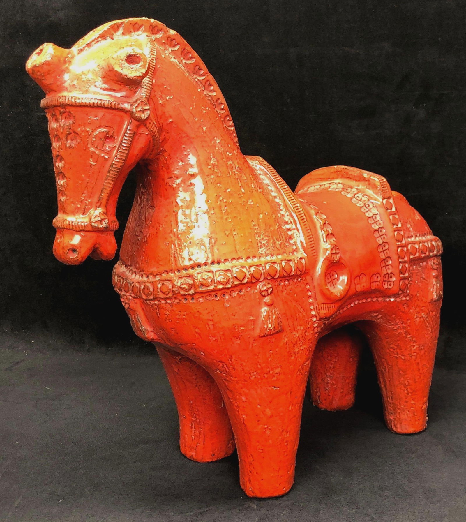 1960s Aldo Londi Bitossi Pottery Horse Sculpture (1 of 6)