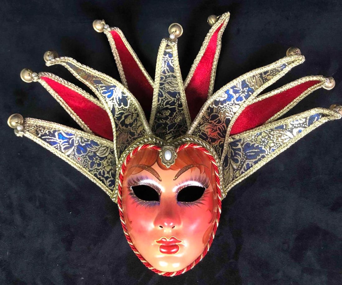 Authentic Hand Painted Venetian Mask From Machera del Galeone (1 of 9)