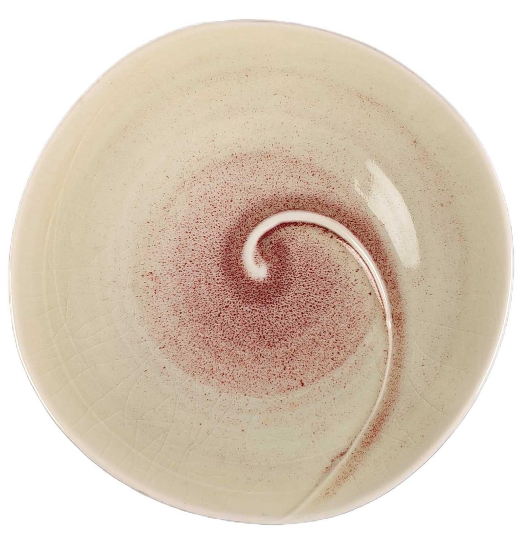 John Tilton Pottery Hangable Contemporary Art Plate: John Tilton Pottery Plate. Is ready to be hung via the hook on the back. Plate is approx 10" x 10" x 2" and weighs 2lbs. The plate is in a good, vintage with some crazing on the front and