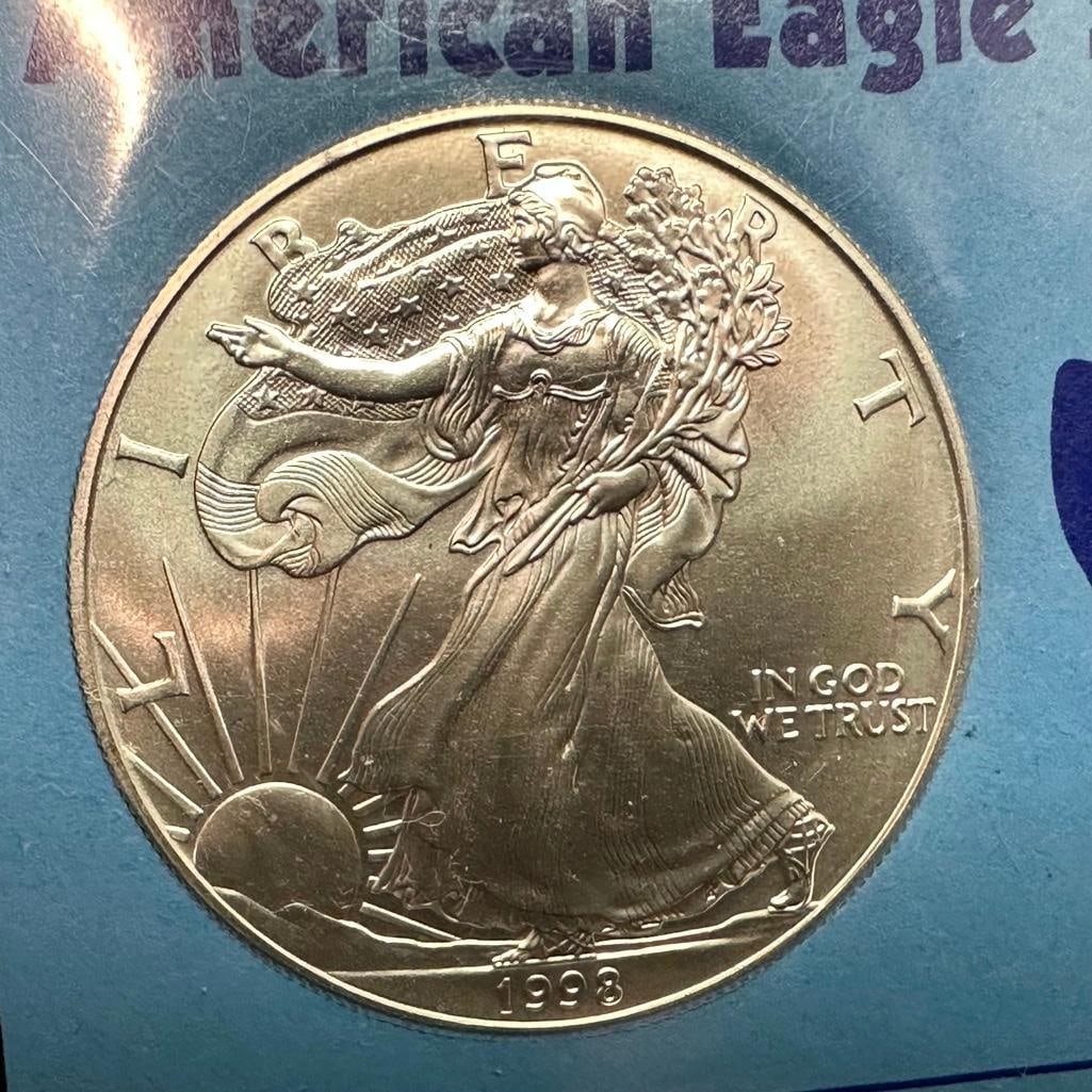 1998 US Mint Silver Eagle (1 of 2)