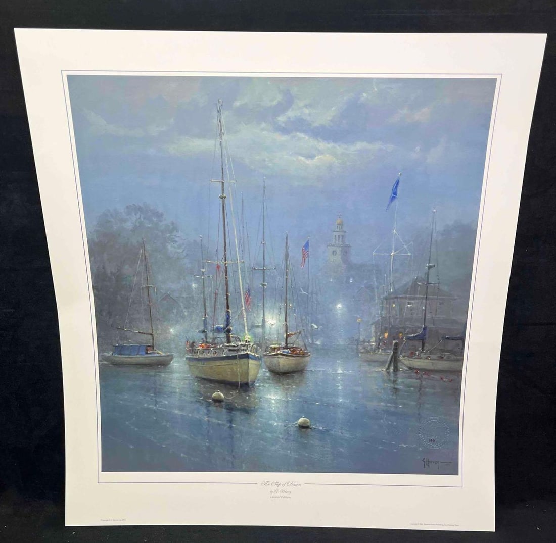 Limited Edition Print "The Slip Of Dawn" By G.Harvey Somerset House Publishing (G) (1 of 9)