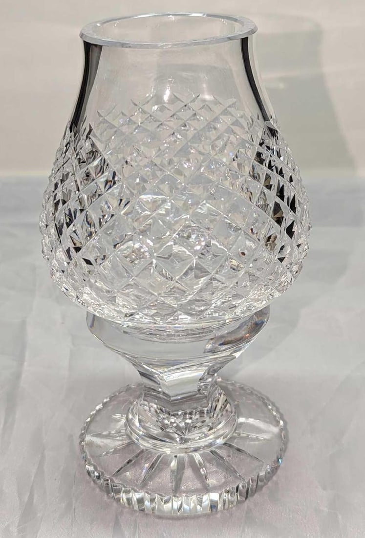 Waterford Crystal Candlestick Holder & Hurricane Globe (1 of 13)