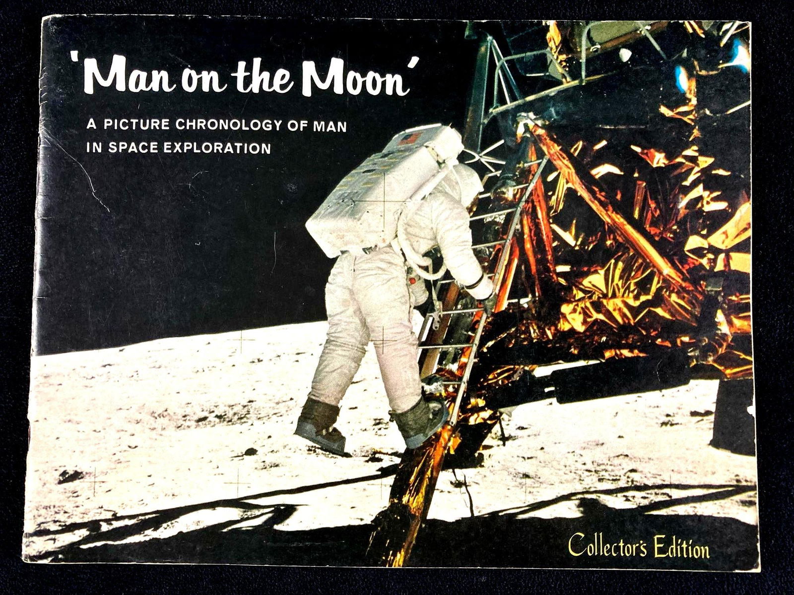 Man on the Moon: A Picture Chronology of Man in Space Exploration Book 1969 (1 of 4)