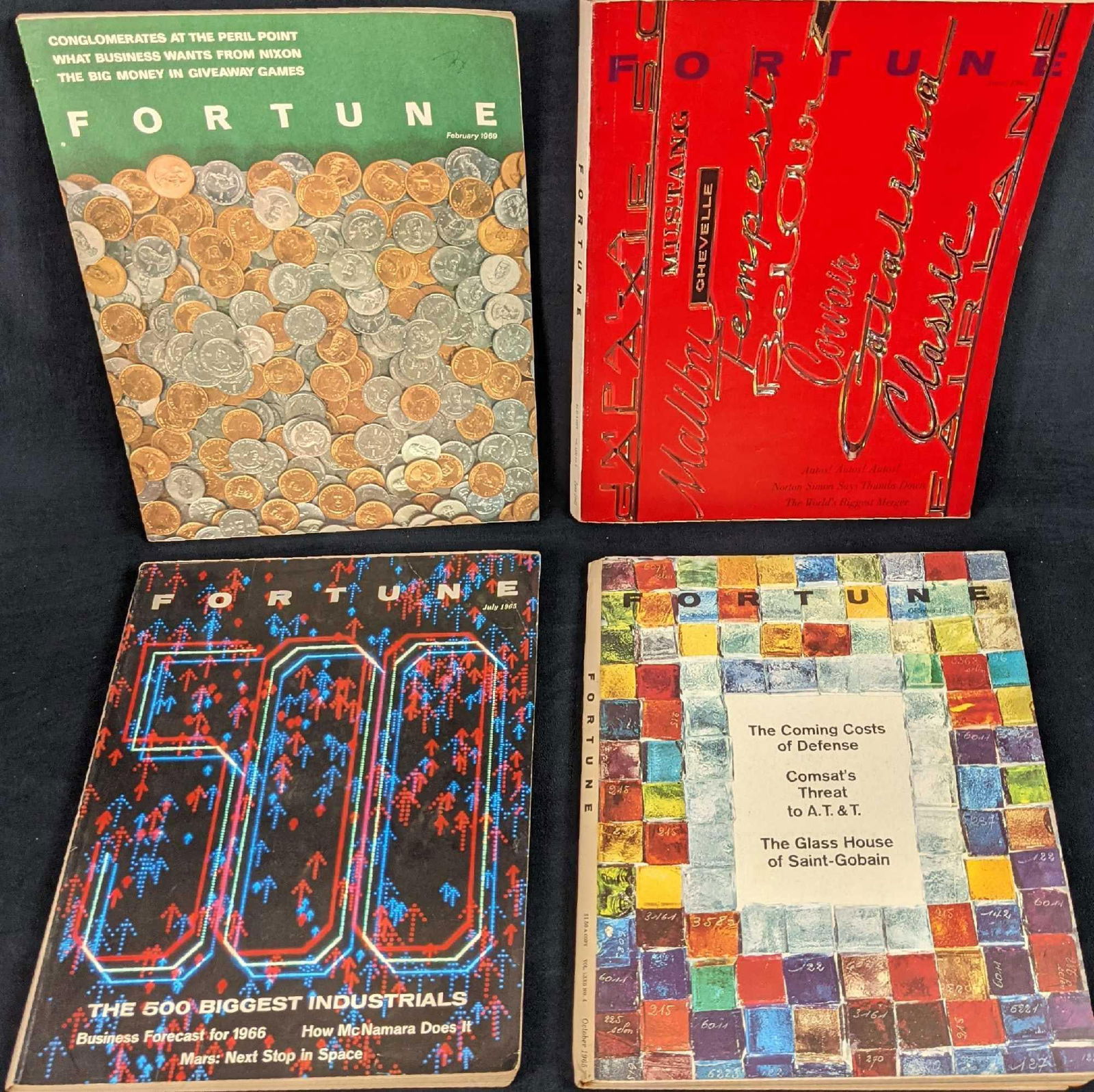 Vintage Fortune Magazine 10 Issues 70s 60s (1 of 8)