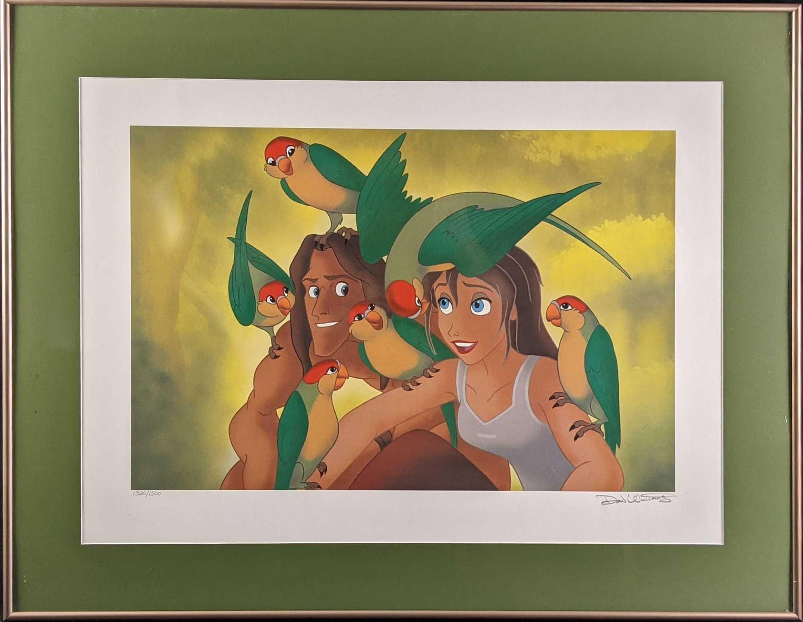 Disney Framed LE Tarzan Don Williams Lithograph (1 of 9)