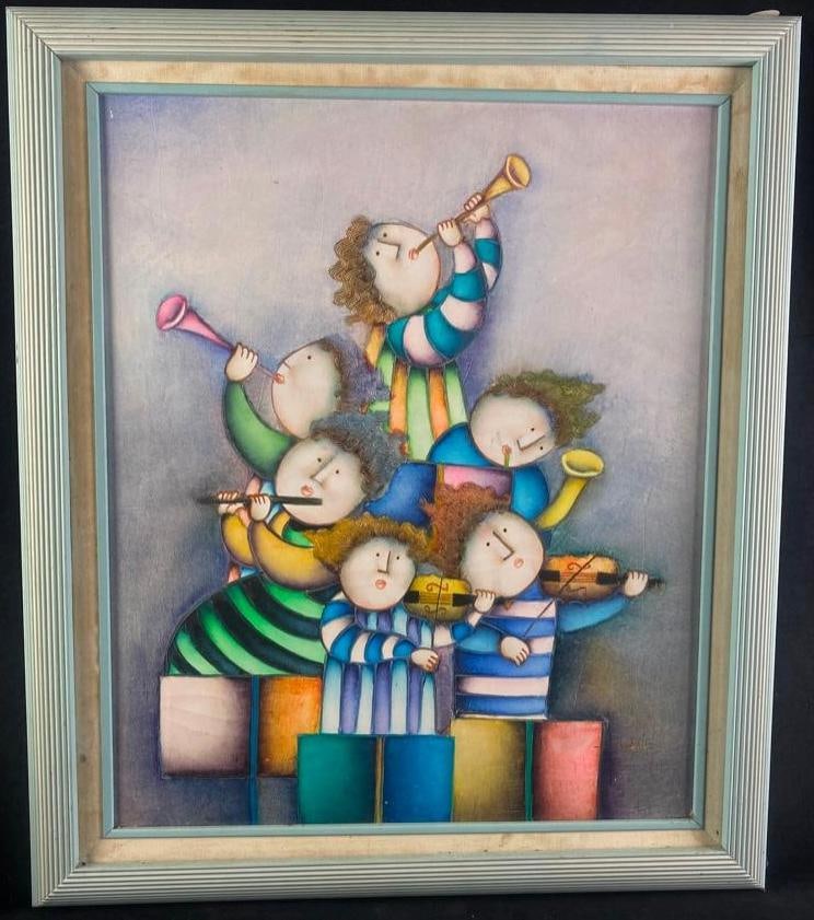 J. Roybal Signed Oil Painting (1 of 5)