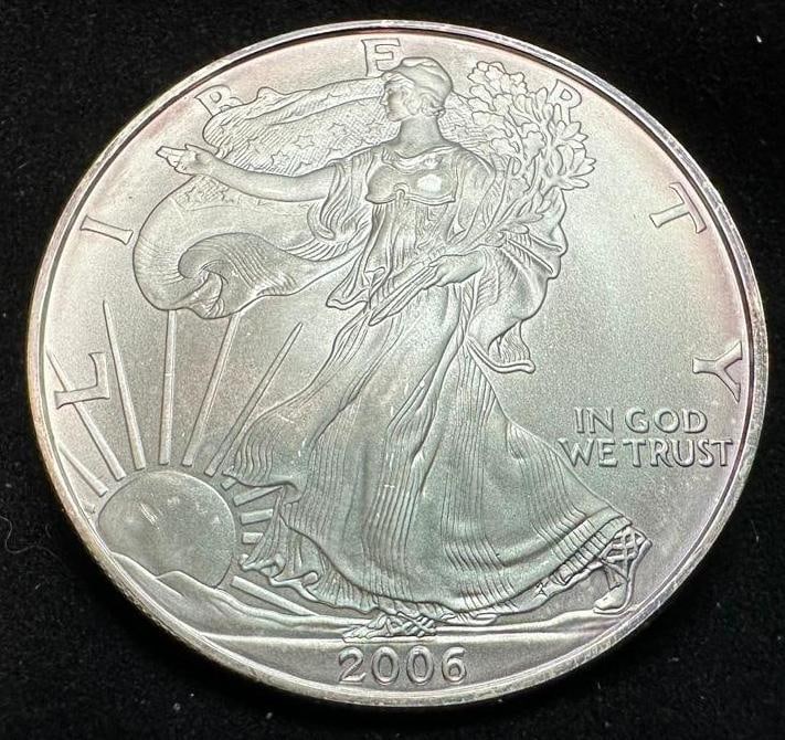 2006 US Mint .999 Fine Silver Eagle (1 of 2)