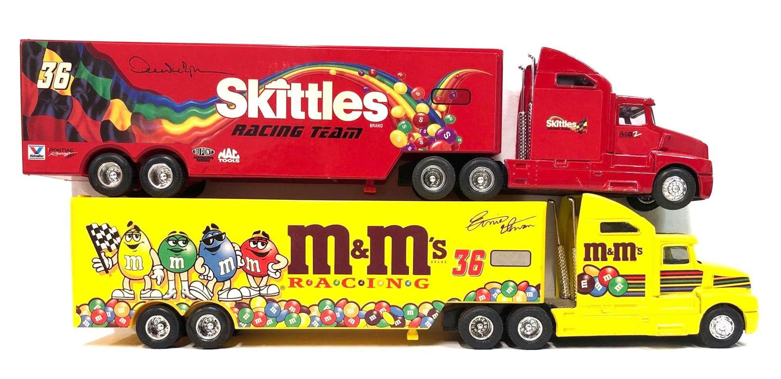 2 Racing Champions Replica Nascar #36 Ernie Irvan Skittles +