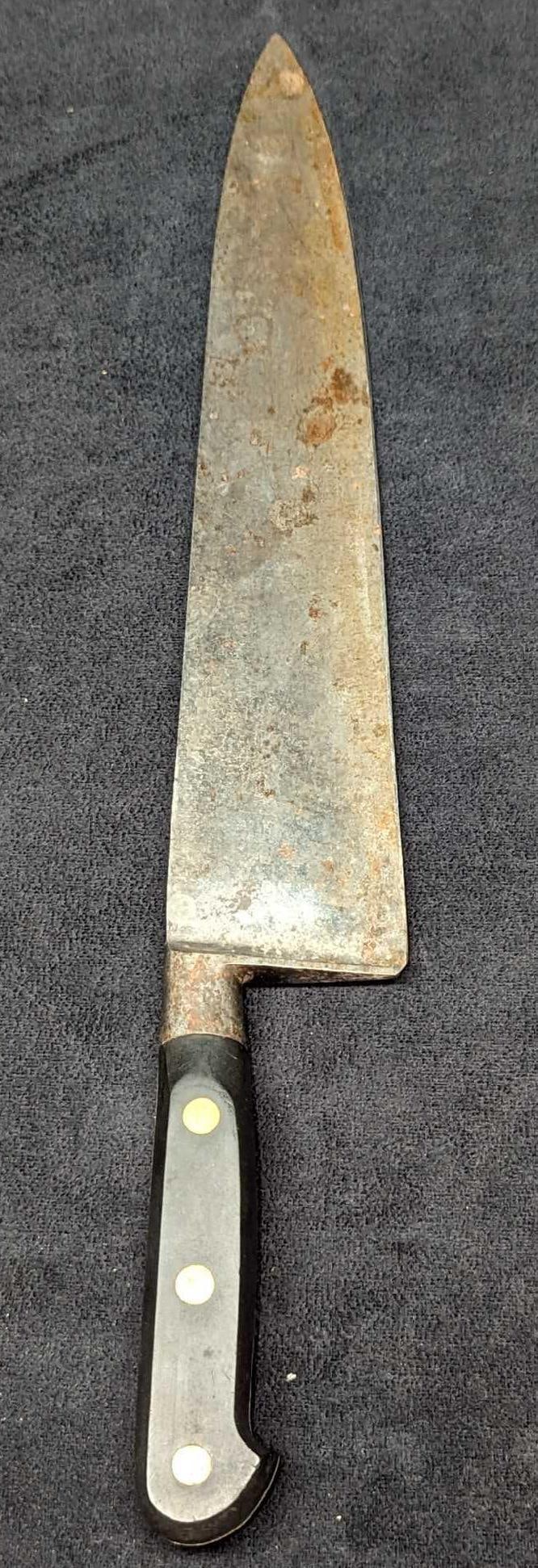 Vintage Large French Chef Au Ritz Knife (1 of 7)