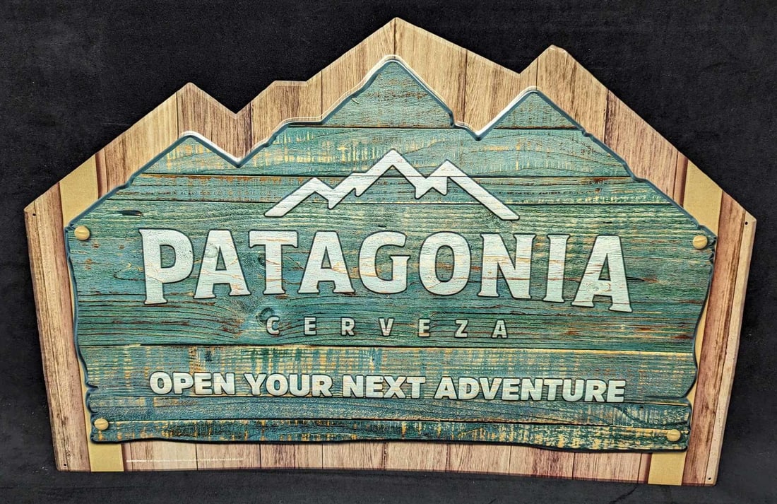 Patagonia Cerveza Beer Metal Sign (1 of 5)