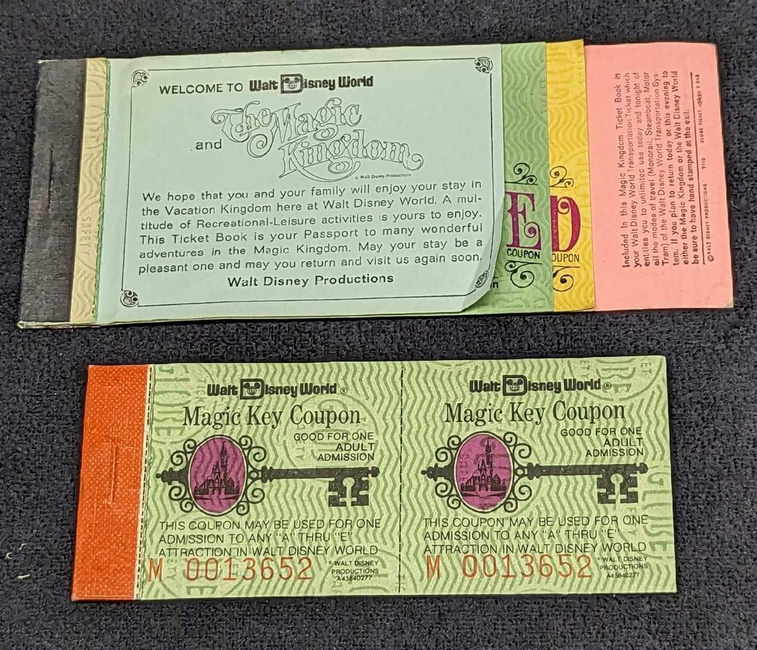 Disney Magic Kingdom E D Tickets & Magic Key Coupons (1 of 7)
