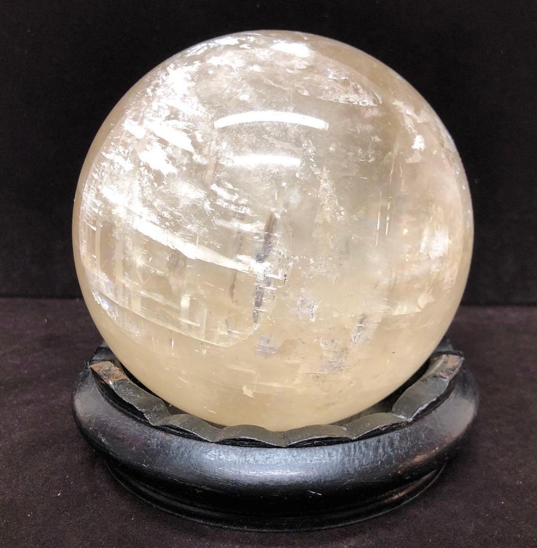 4-3/4" Natural Quartz Crystal Ball (KC12) (1 of 4)