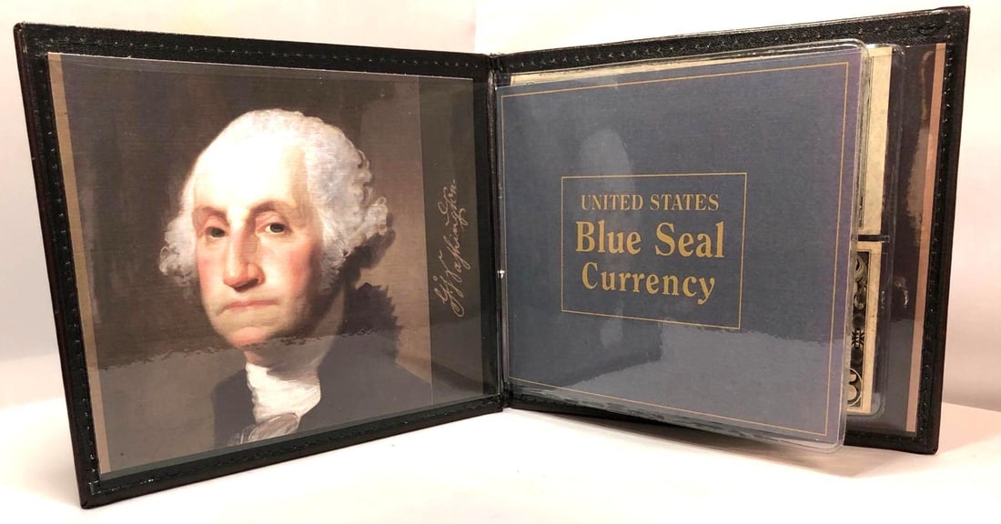 World Reserve Certified Monetary Exchange - BLUE SEAL CURRENCY $1 and $5 Bills (428G) (1 of 7)