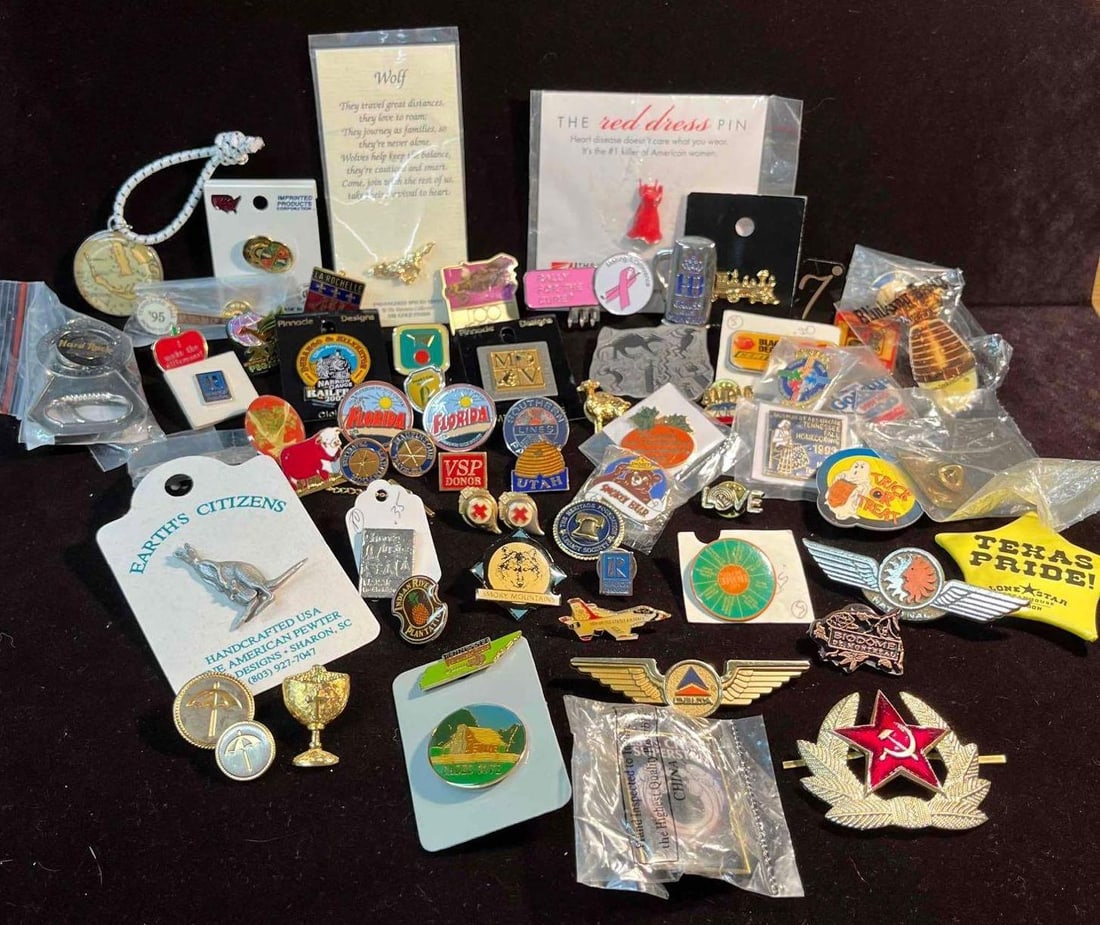 Huge Bundle Of Random Enamel Pins #2 (F18) (1 of 11)