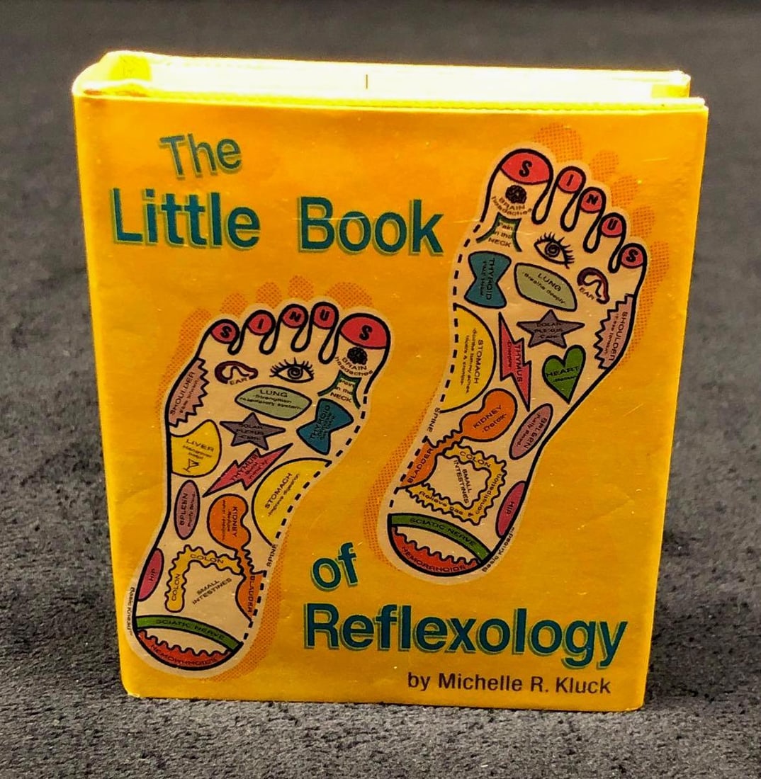 "The Little Book of Reflexology" Michelle R. Kluck: "The Little Book of Reflexology" Hardcover Book by Michelle R. Kluck. Copyright 2001. Published by Running Press Book Publishers. ISBN: 0-7624-1088-4. The miniature book is approximately 3-1/4