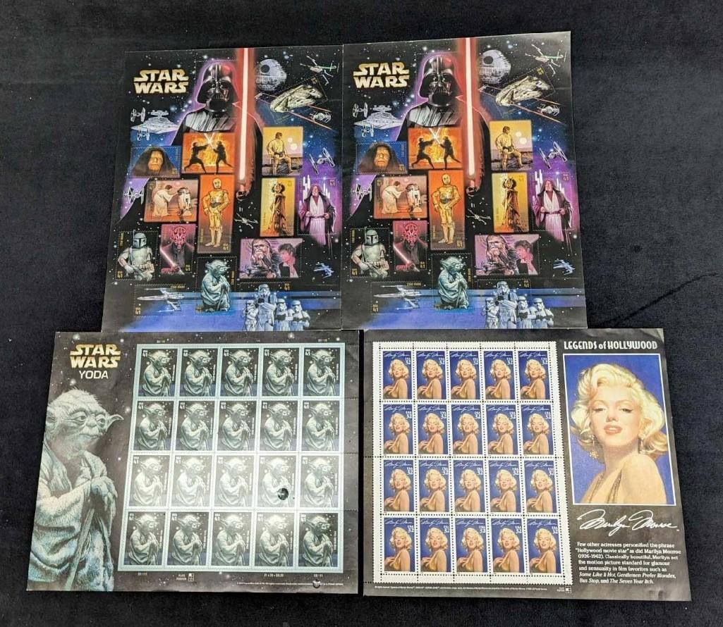 Star Wars & Marilyn Monroe US Postal Stamps (1 of 6)