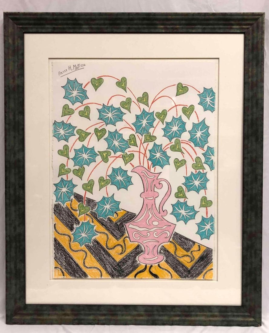 Original Pastel Drawing by Pierre H. Matisse (1 of 6)