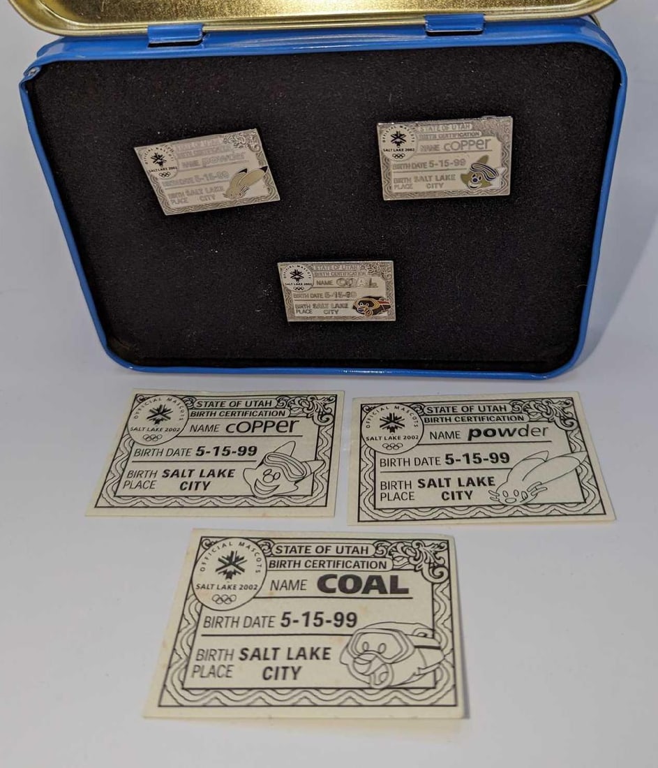 Olympic Salt Lake 2002 LE Collectible 3 Pins F18 (1 of 5)