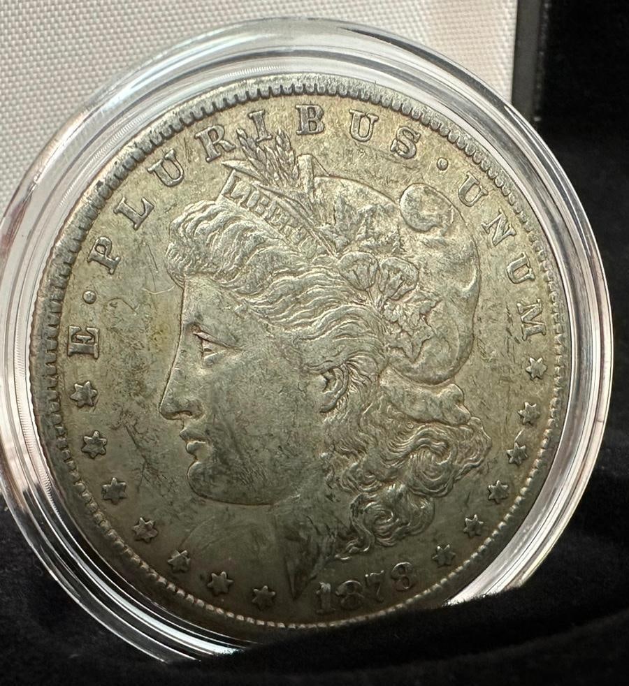 1878 Carson City Morgan Silver Dollar XF (1 of 2)