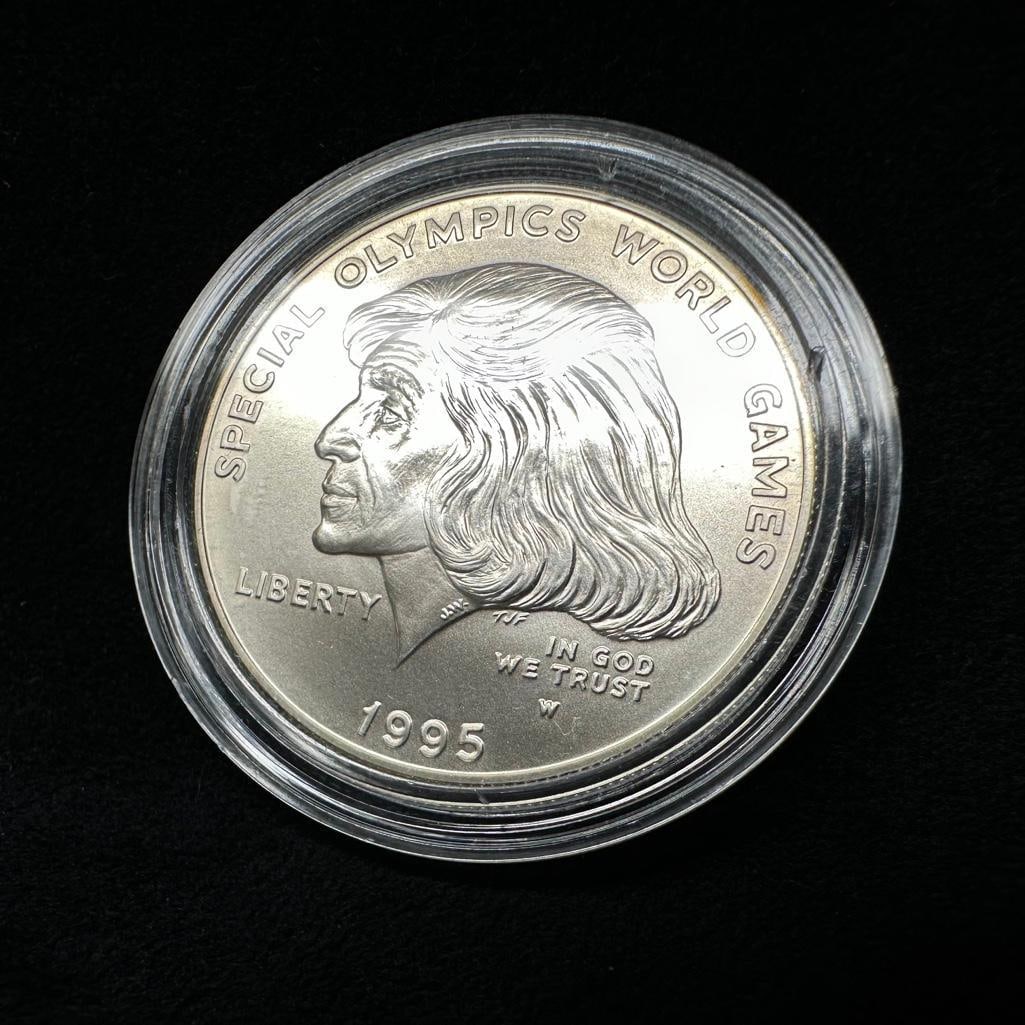 1995 W Special Olympics Silver Dollar (1 of 2)