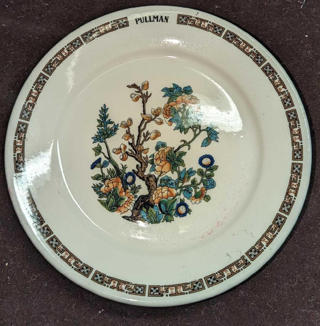 Vintage Pullman Railroad Indian Tree 7" Plate B (1 of 5)